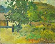 Paul Gauguin La maison painting